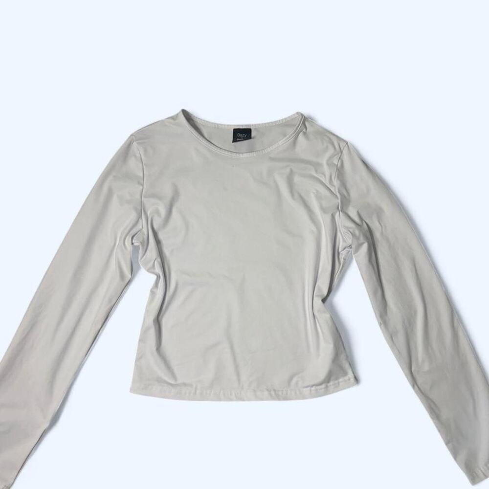 Dazy Basic White Long Sleeve - Size XL